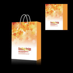 浪漫枫叶手提袋设计素材 高清PSD模板与印刷指南